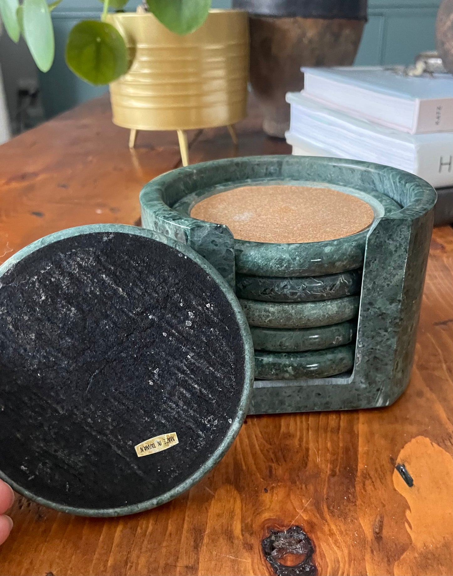 Marble Coaster Set
