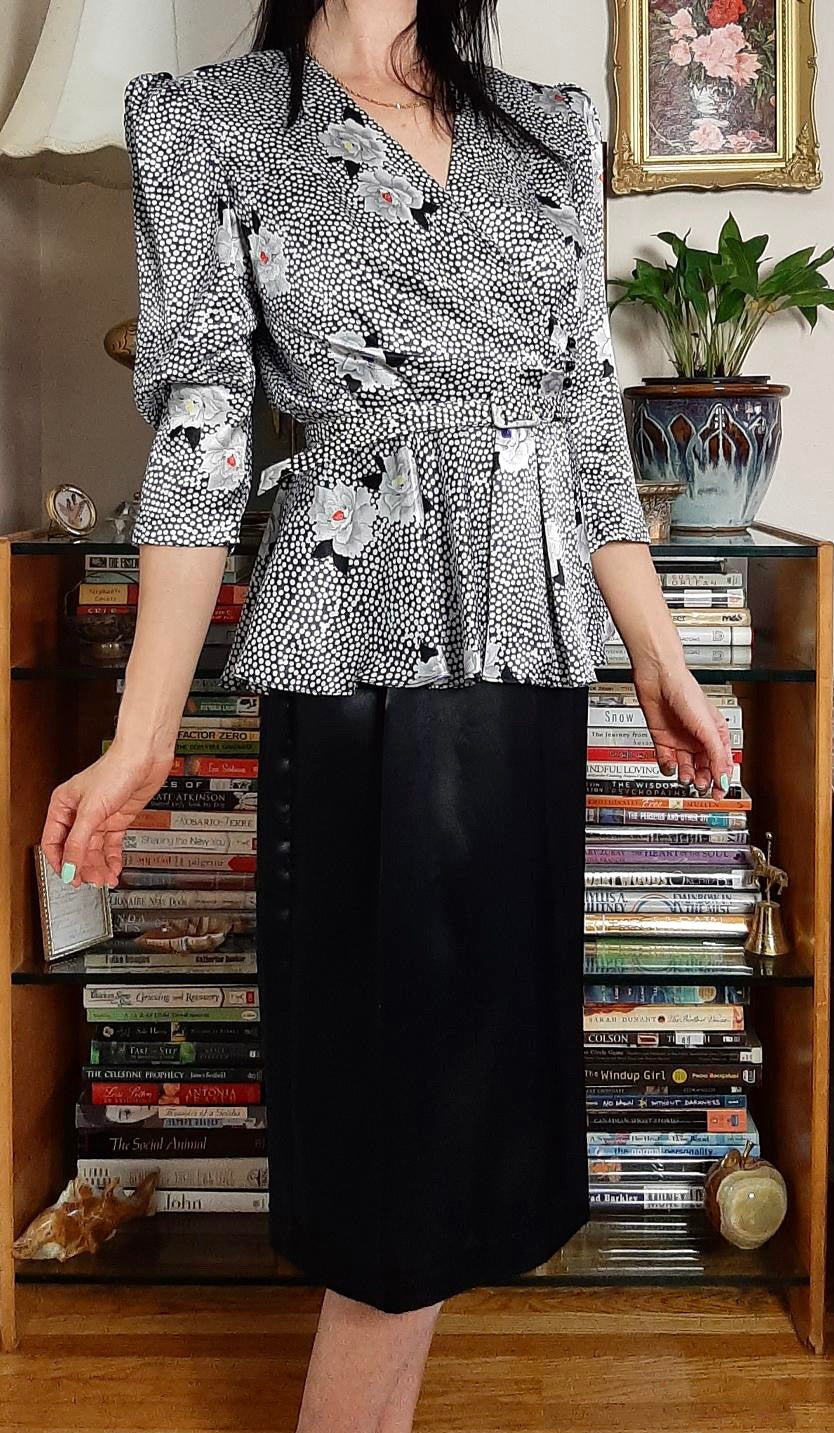 80’s Silk Party Dress