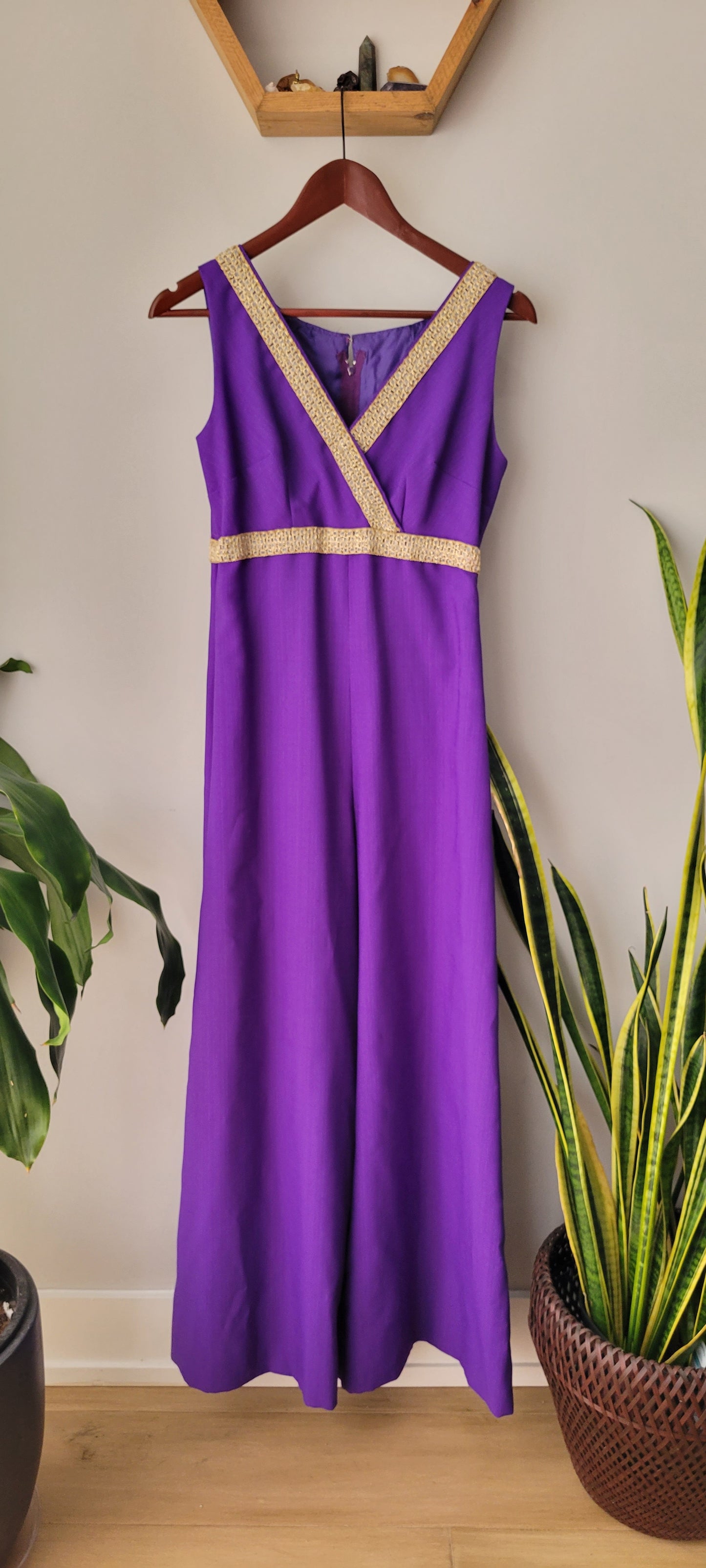 Purple 1960s jumpsuit romper excellent vintage in hamilton