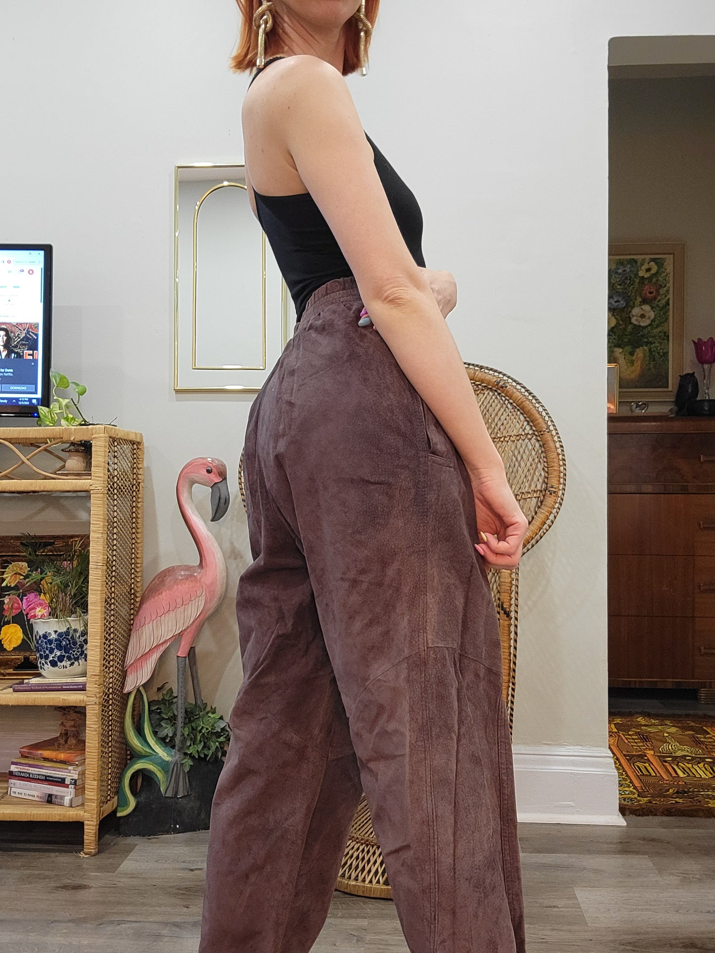 Suede Danier Party Pants🤎