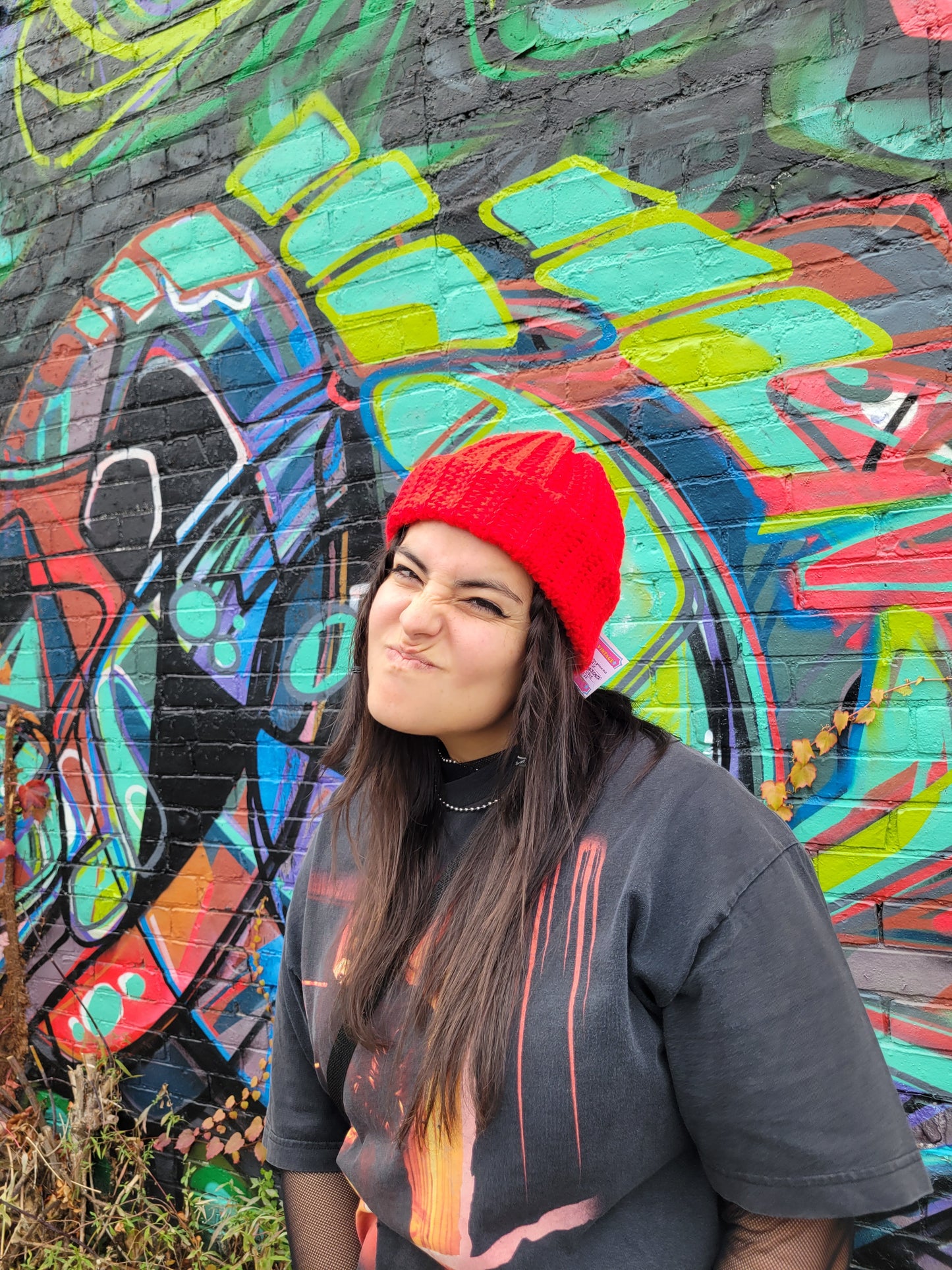 Handcrocheted Red Toque