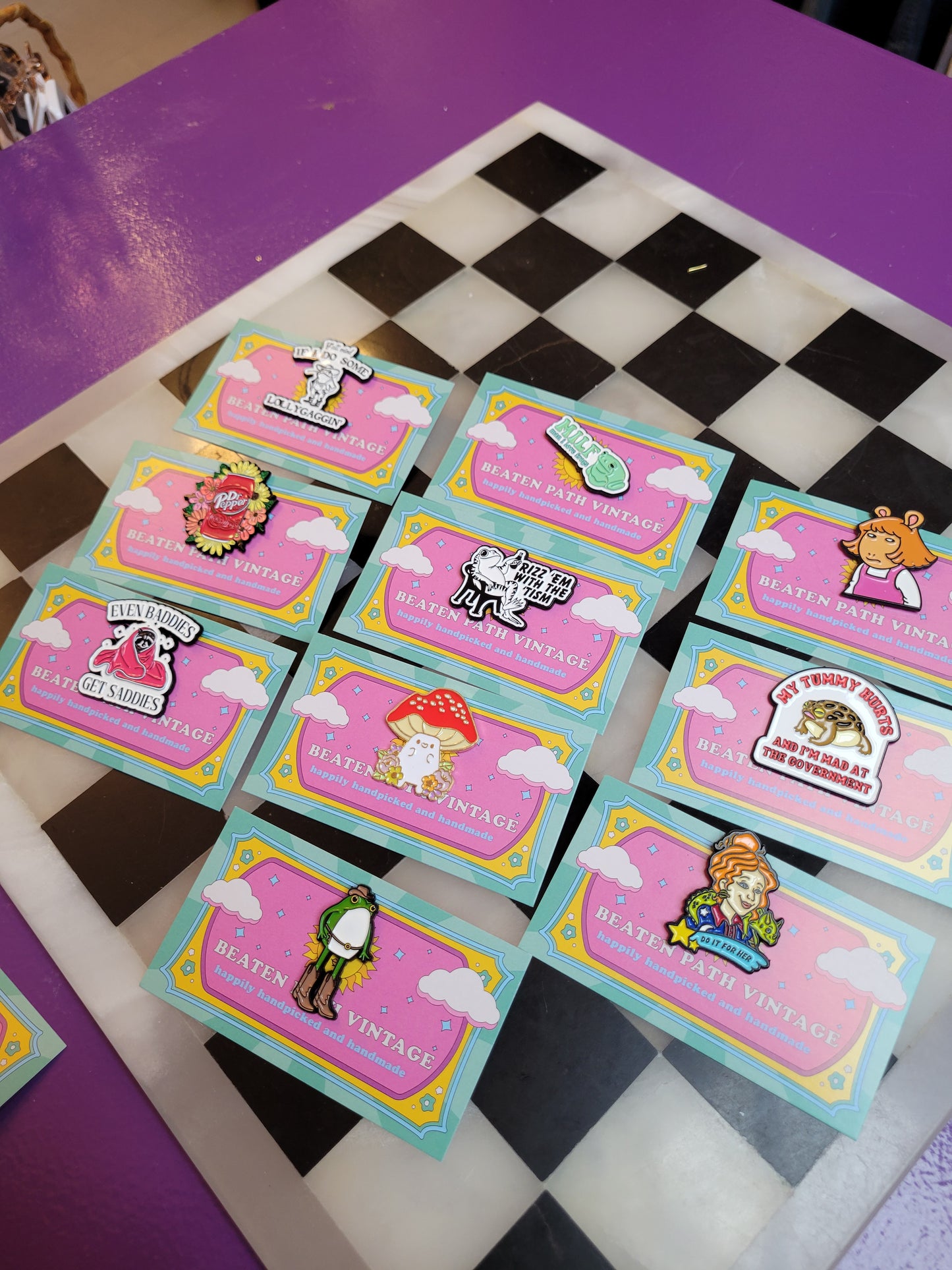 Surprise Enamel Pin