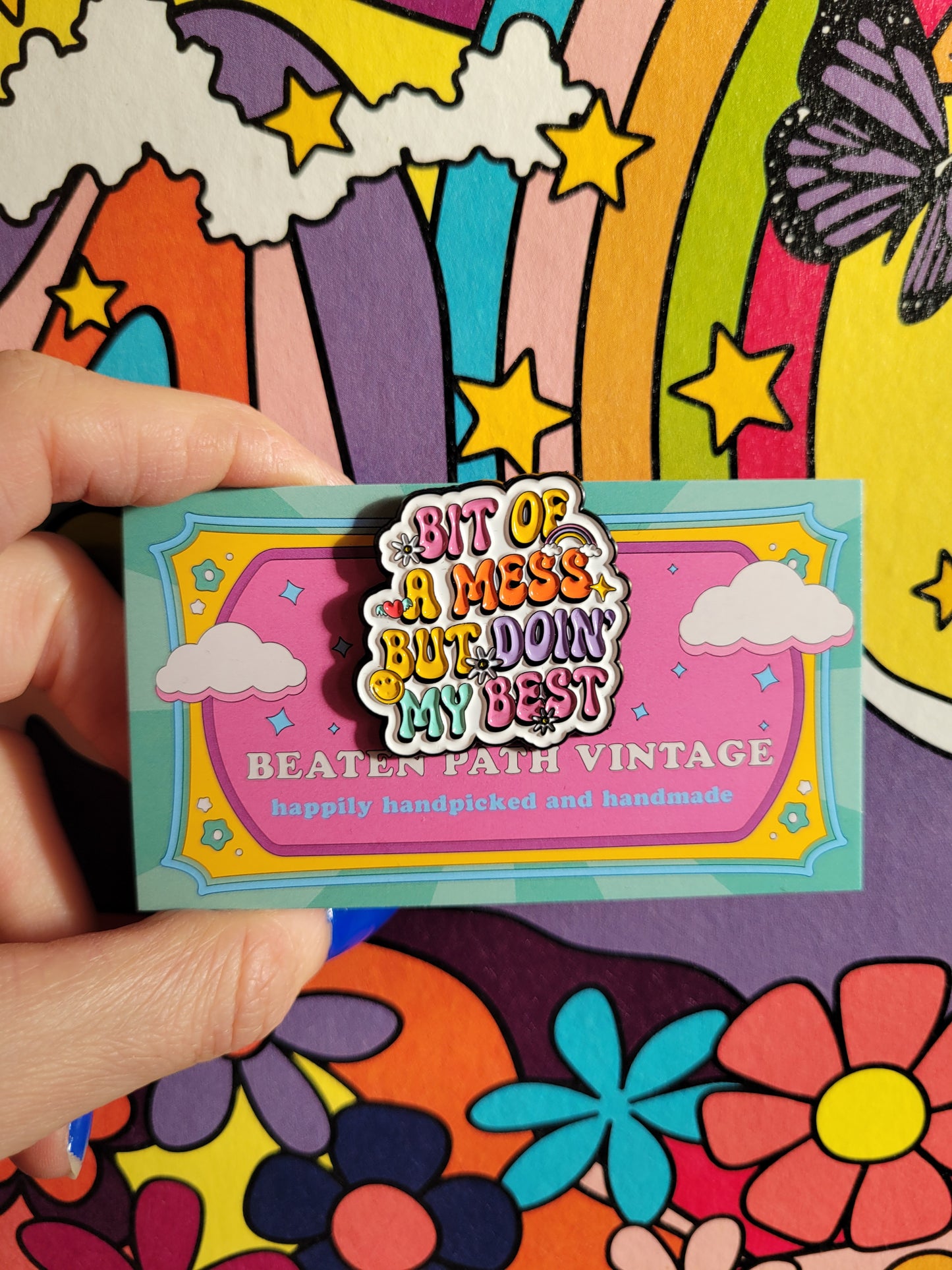Surprise Enamel Pin