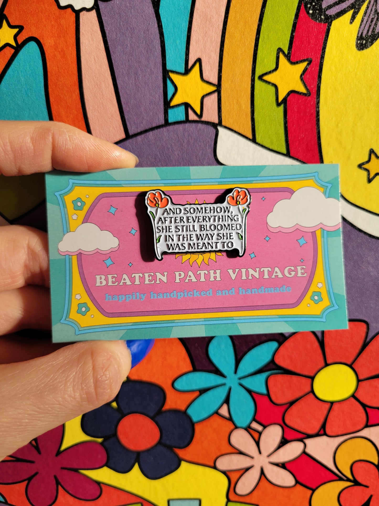 Surprise Enamel Pin