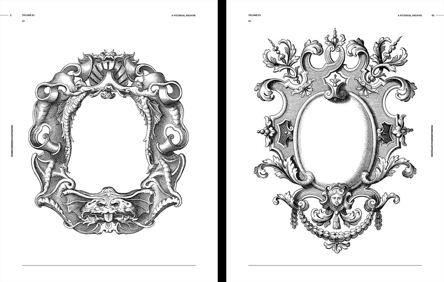 Vault Editions: Frames, Borders & Cartouches Reference Book (Pre-Order)