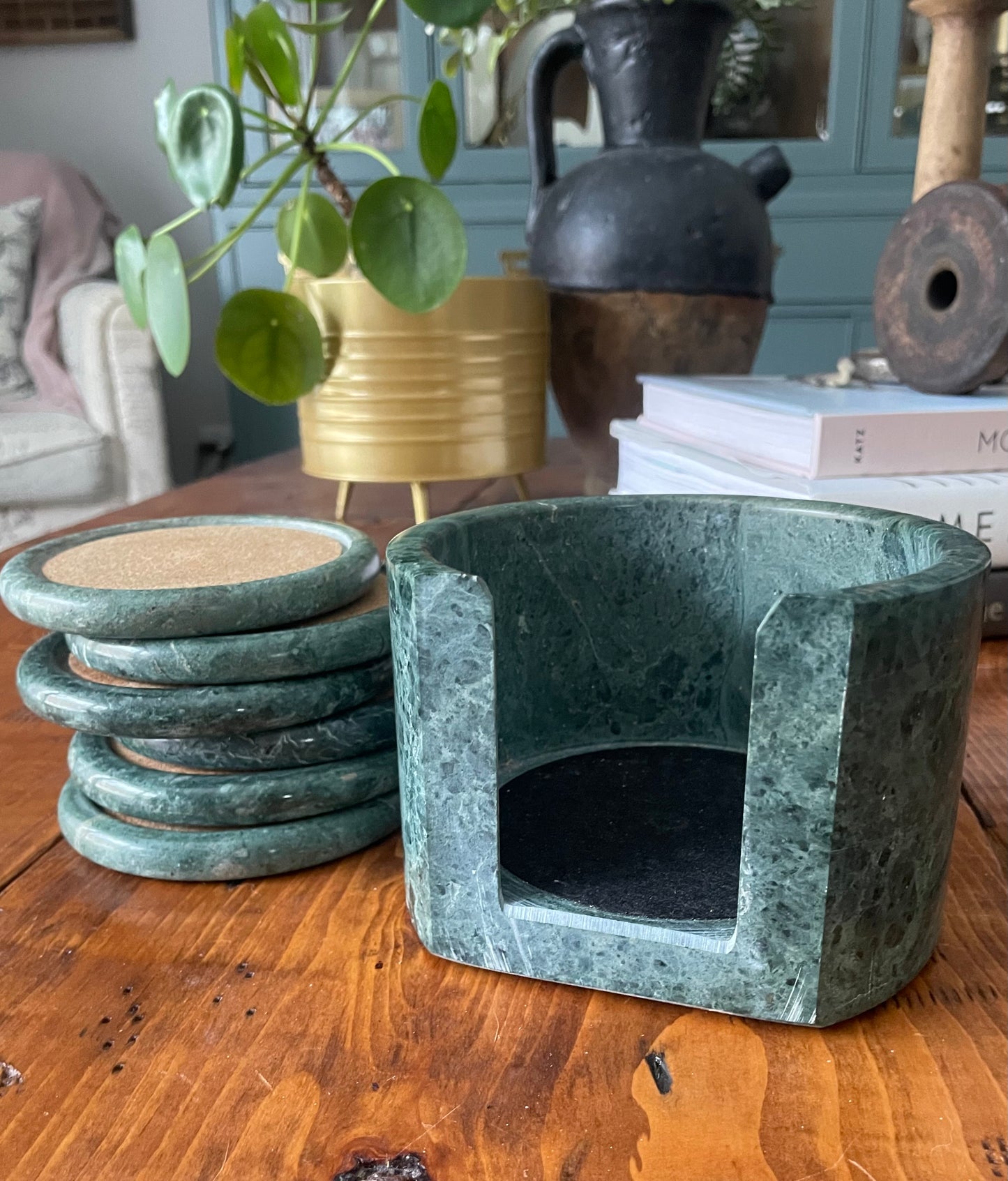 Marble Coaster Set