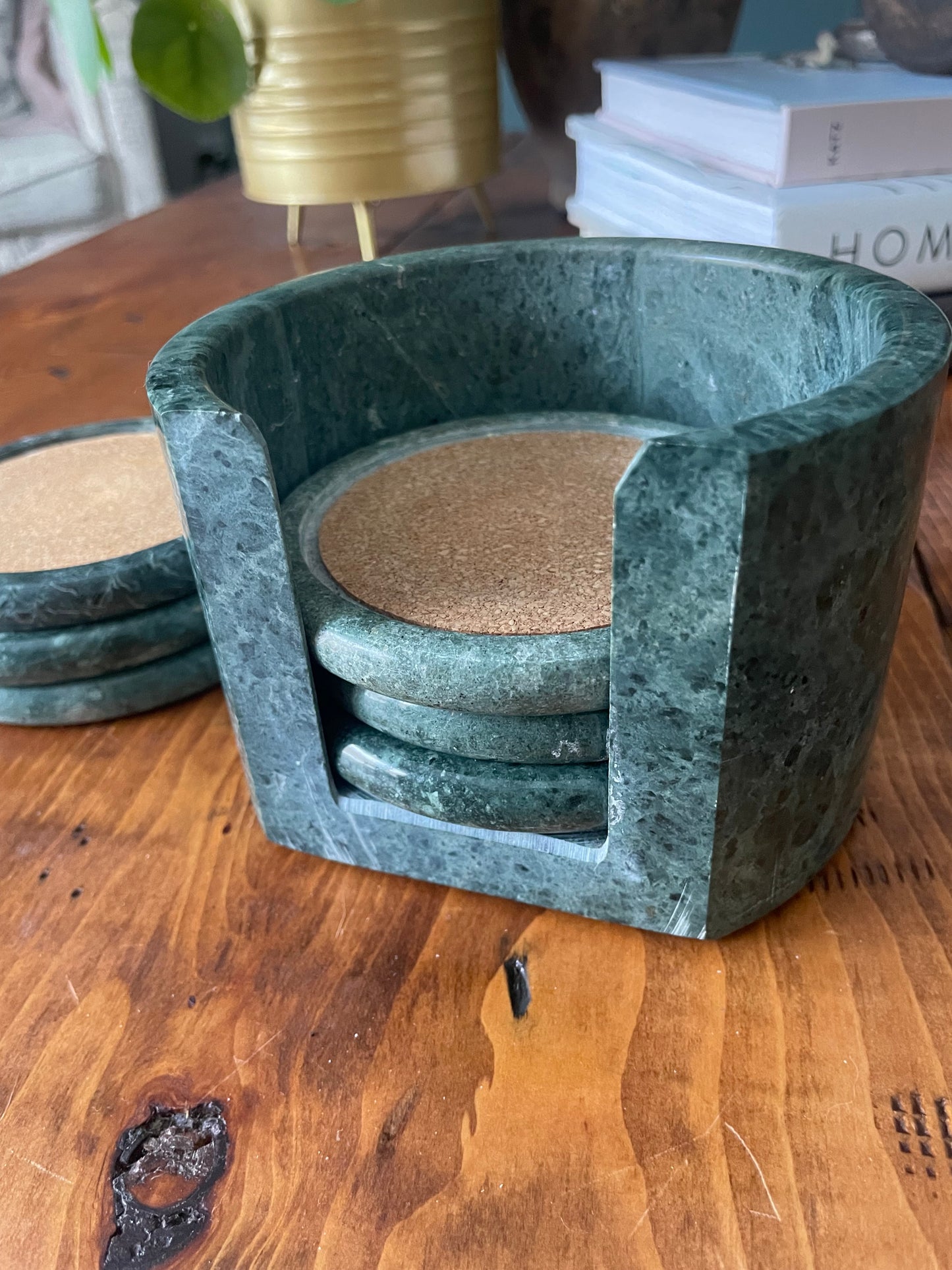 Marble Coaster Set