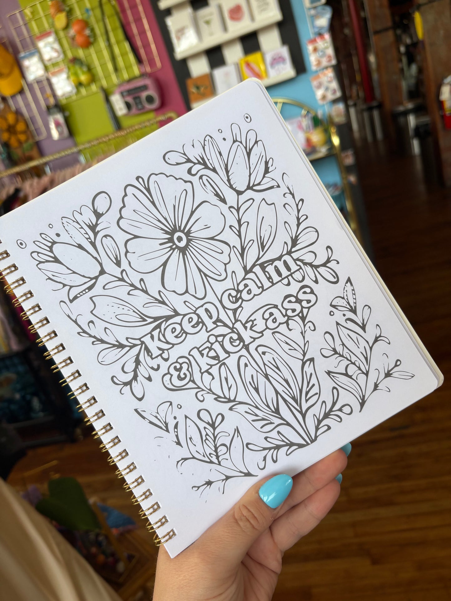 Petals & Profanity Adult Colouring Book