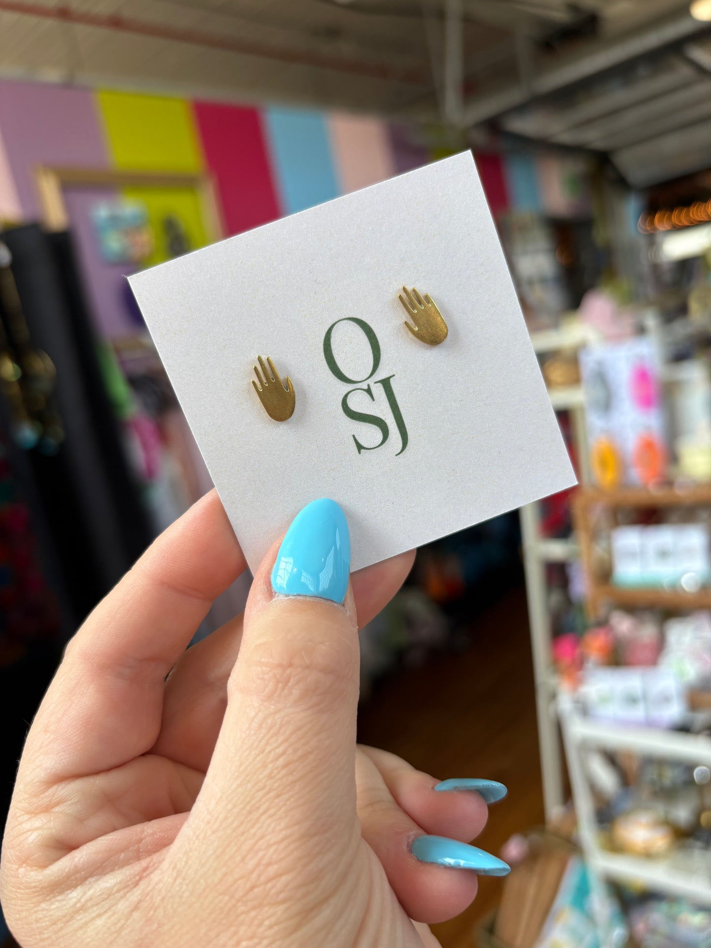 Olive St Jewelry Brass Studs