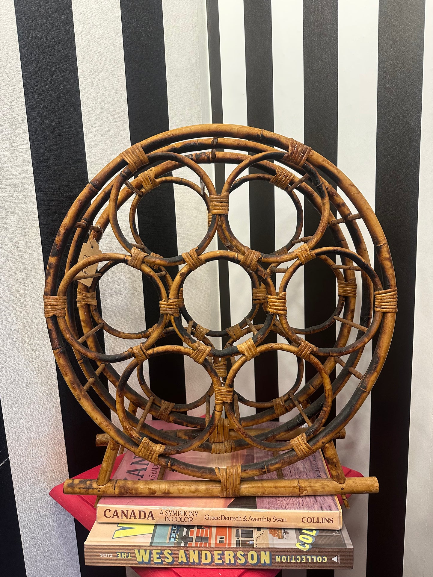 Rattan Wine Rack🍷