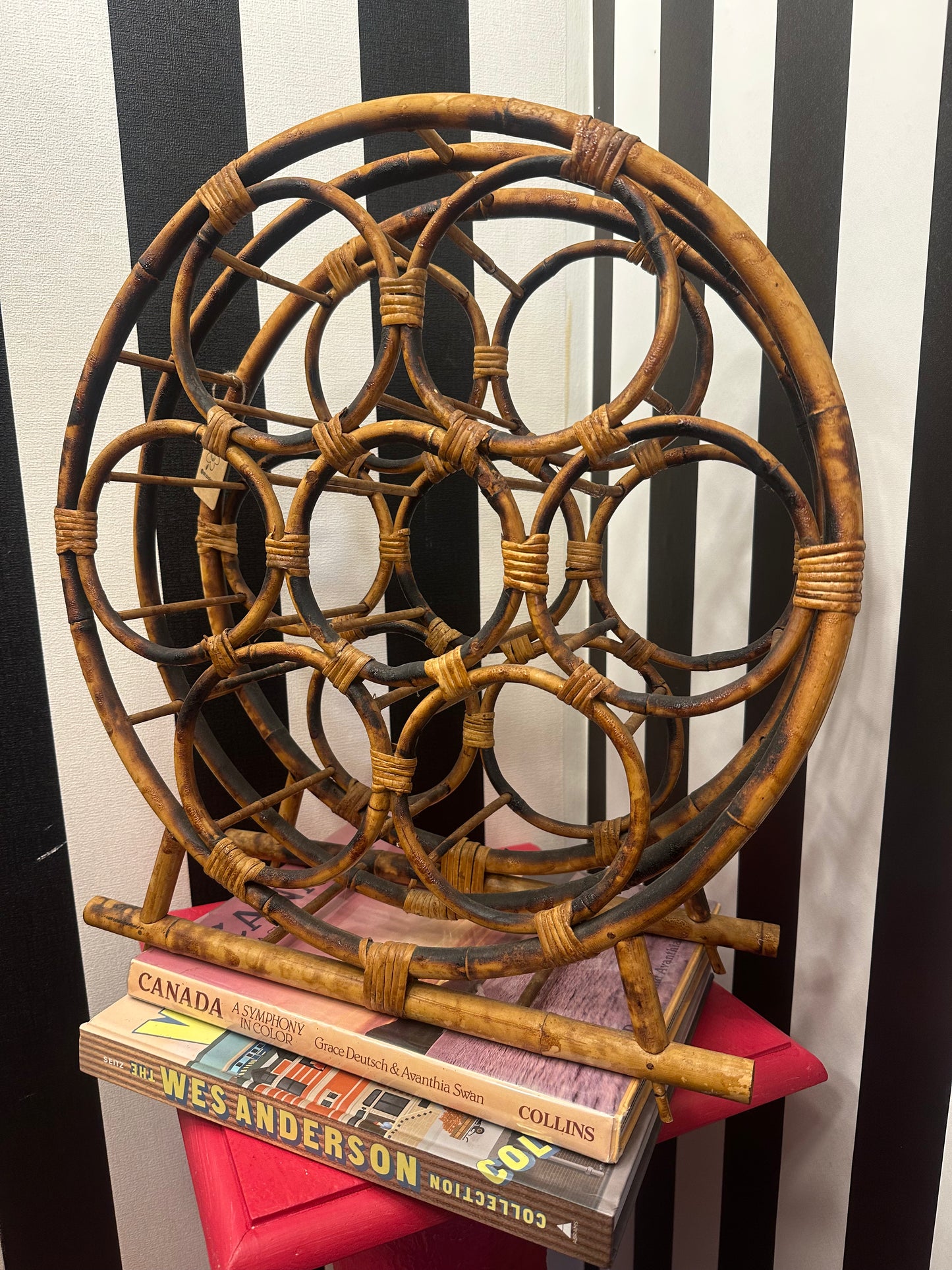 Rattan Wine Rack🍷