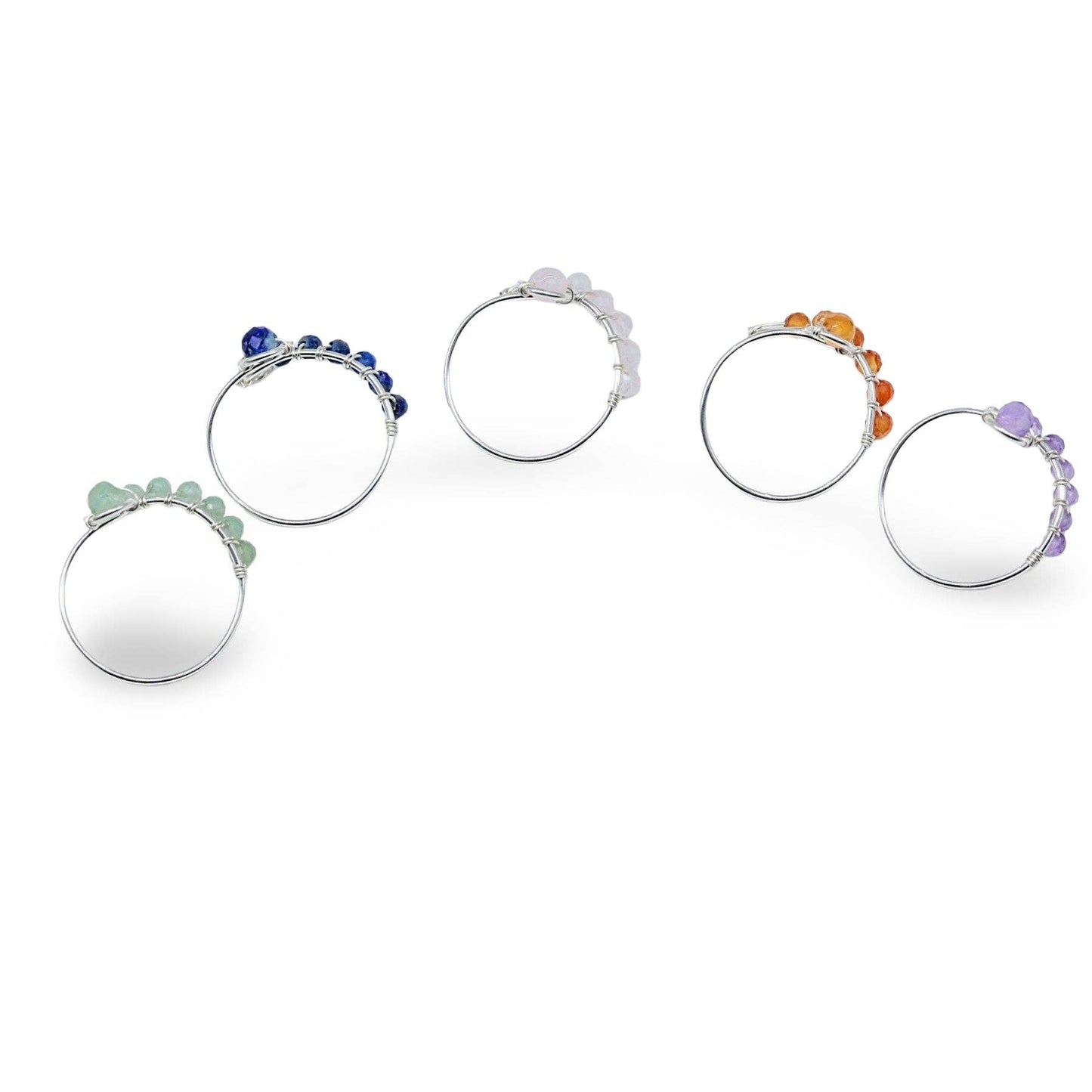 Adjustable Gemstone Ring