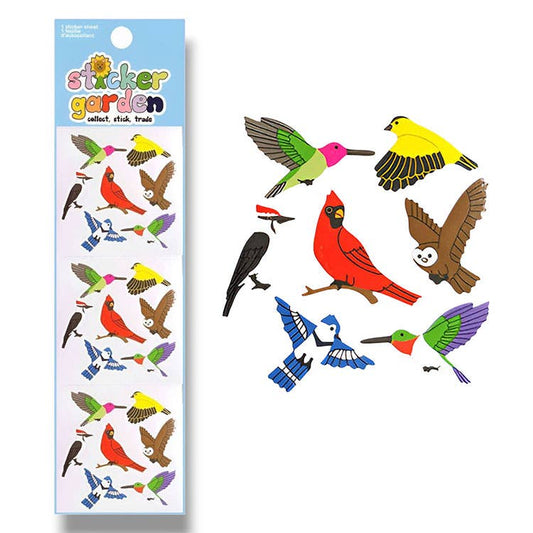 Glossy Birds Stickers for Kids