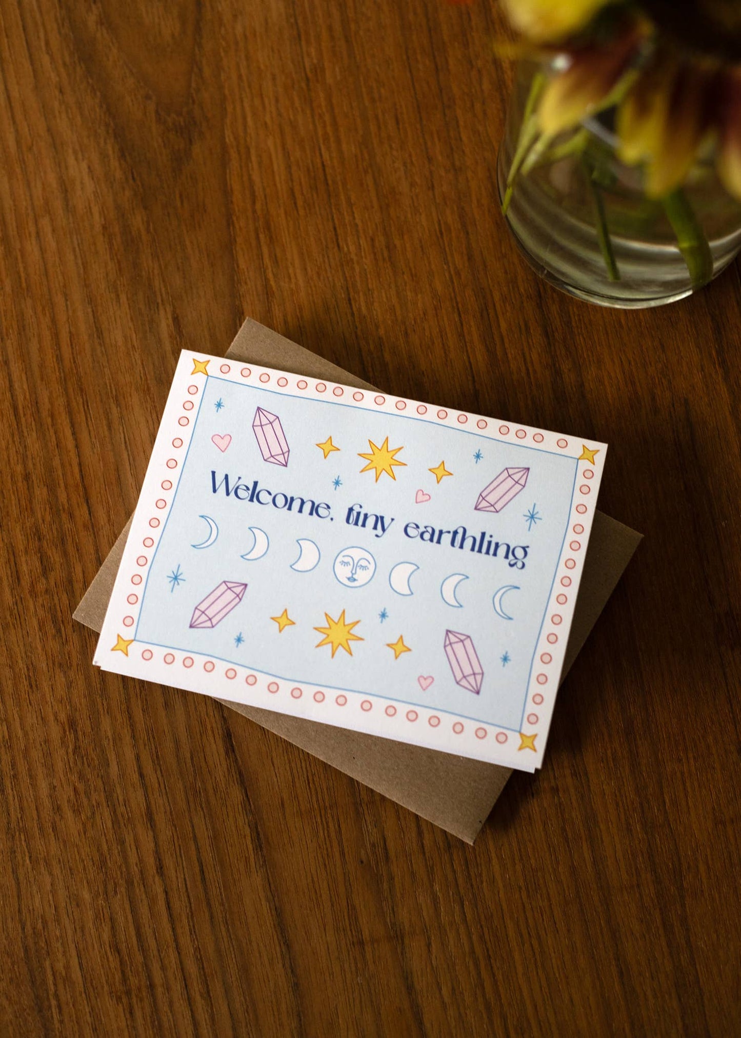 Tiny Earthling Greeting Card