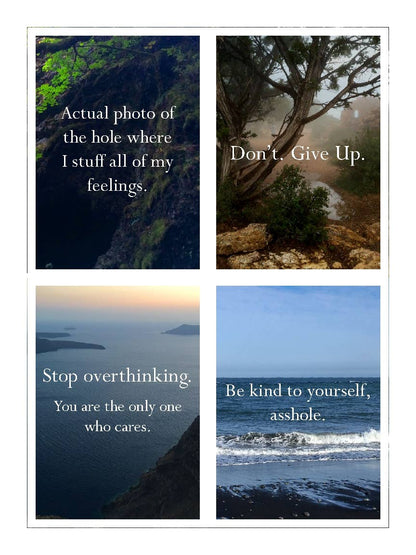 Disappointing Affirmations Sticker Book