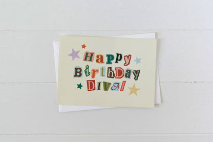 Happy Birthday Diva! Birthday Greeting Card