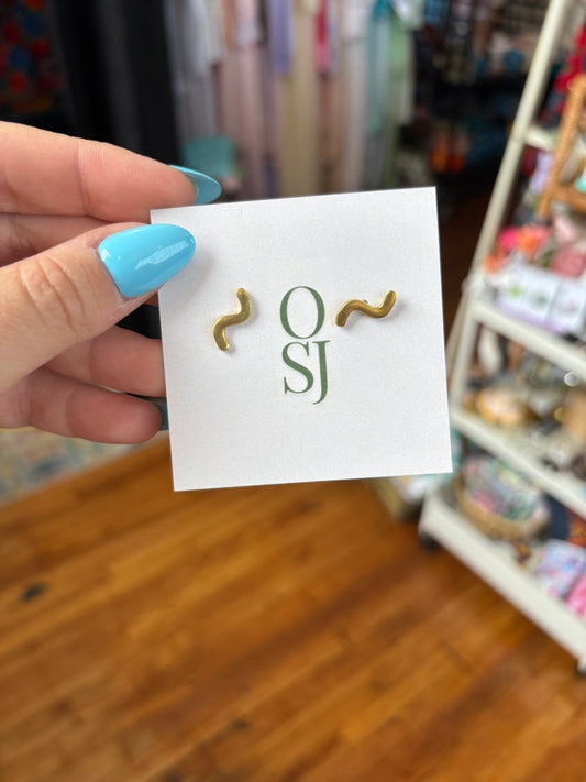 Olive St Jewelry Brass Studs