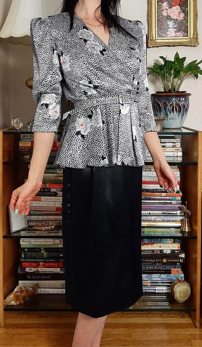 80’s Silk Party Dress