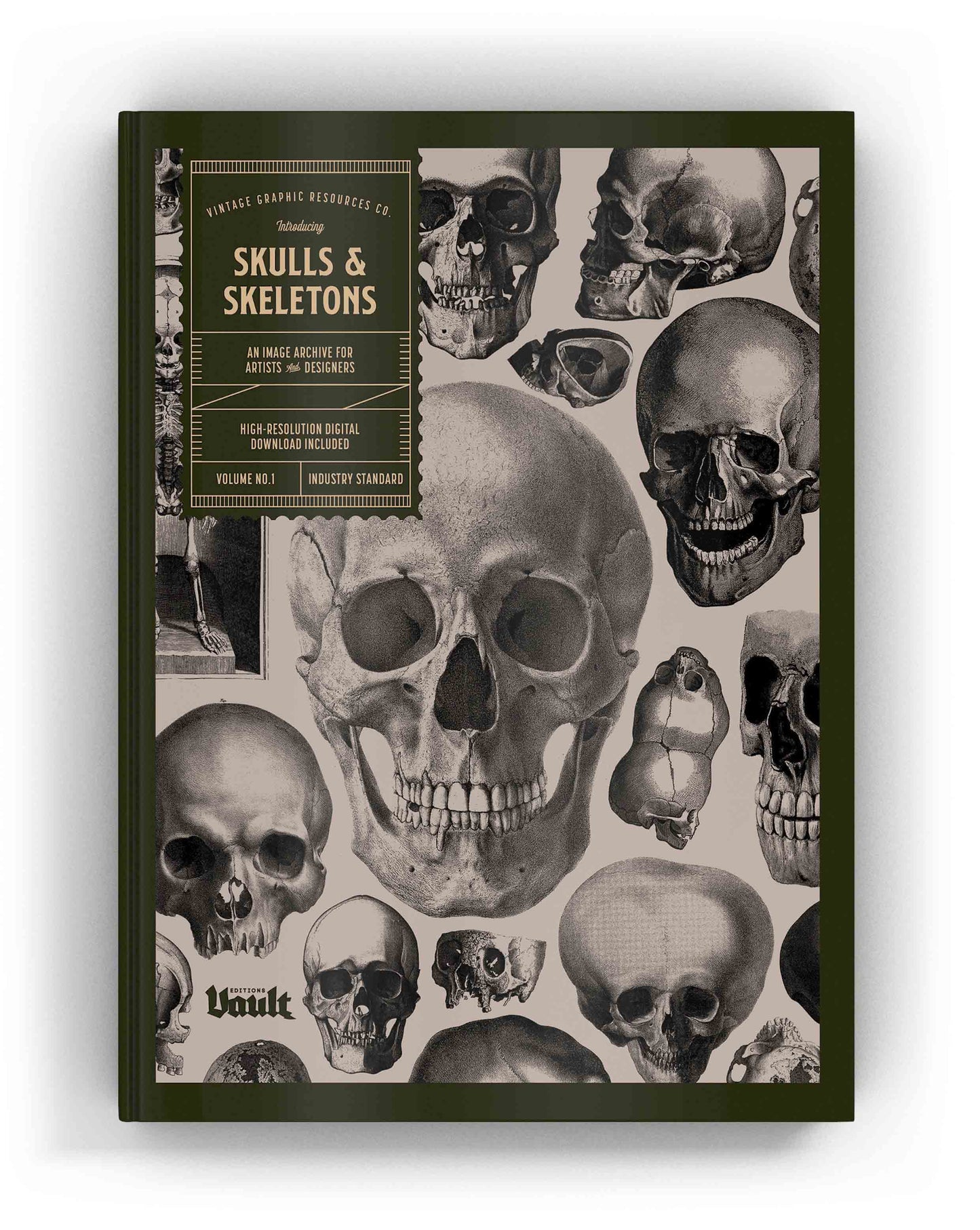 Vault Editions: Skulls & Skeletons Reference Book (Pre-Order)