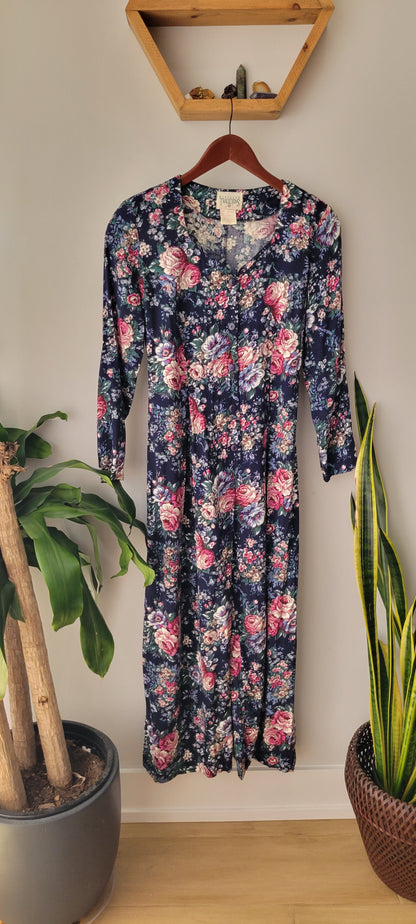 Floral 80s Romper