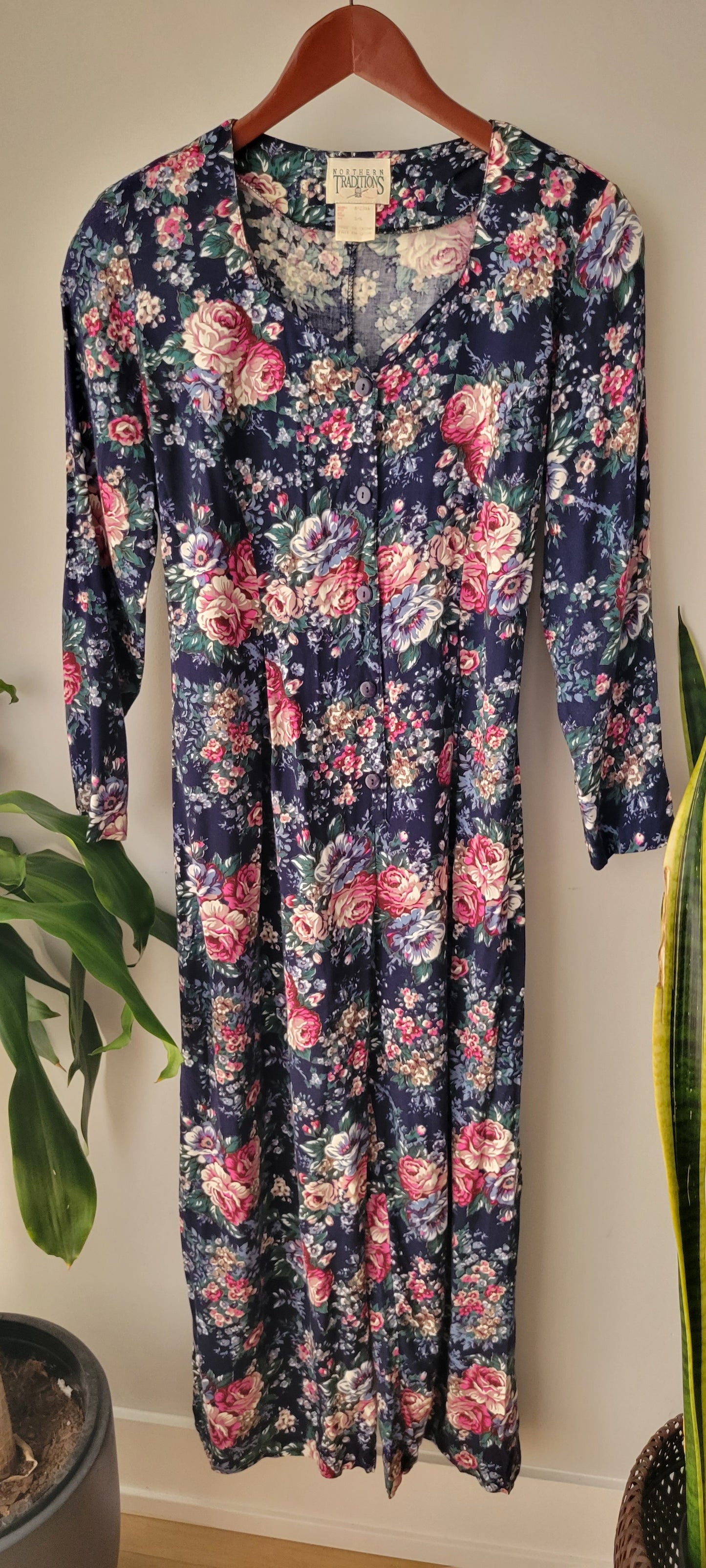 Floral 80s Romper