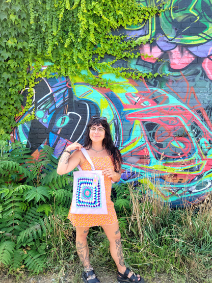 Granny Square Tote Bag