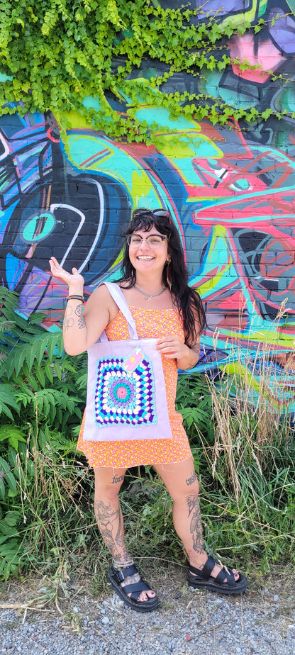 Granny Square Tote Bag