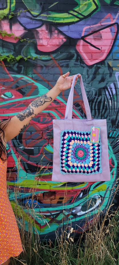 Granny Square Tote Bag