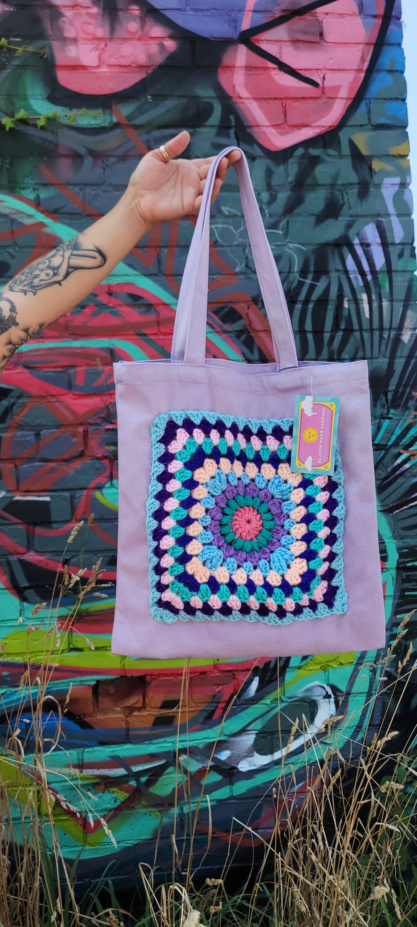 Granny Square Tote Bag