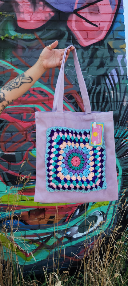 Granny Square Tote Bag