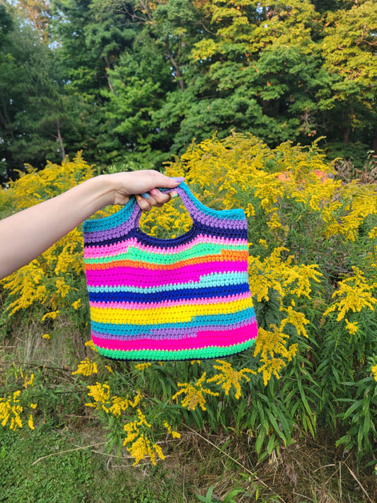 Handcrocheted handbag