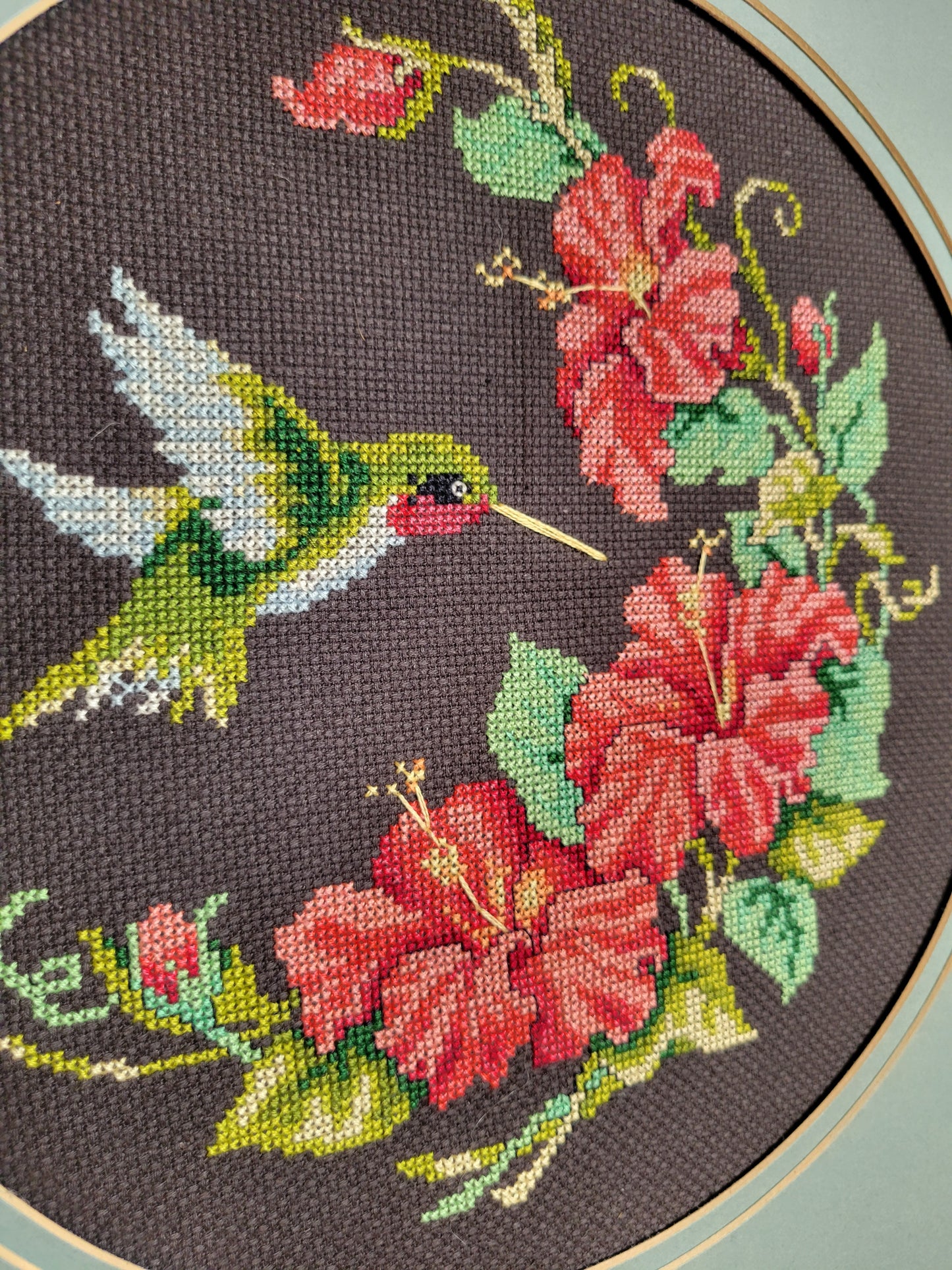 Cross stitch Hummingbird 🕊