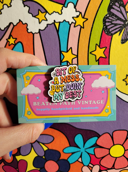 Surprise Enamel Pin
