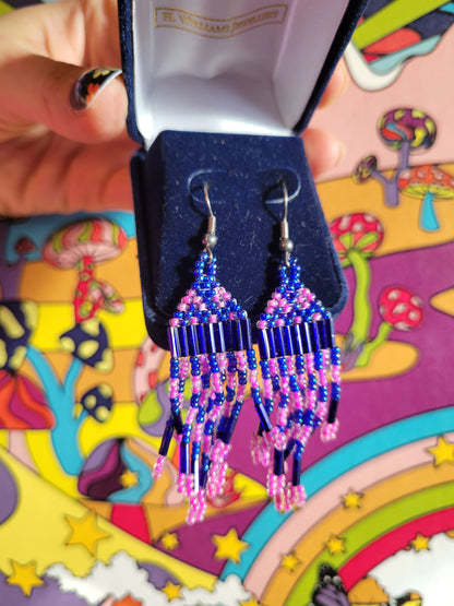 Handbeaded earrings