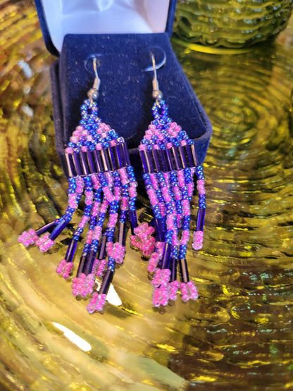 Handbeaded earrings