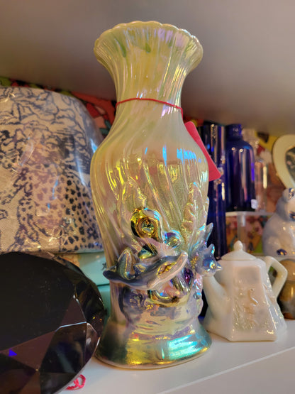 Iridescent Dolphin Vase🐬