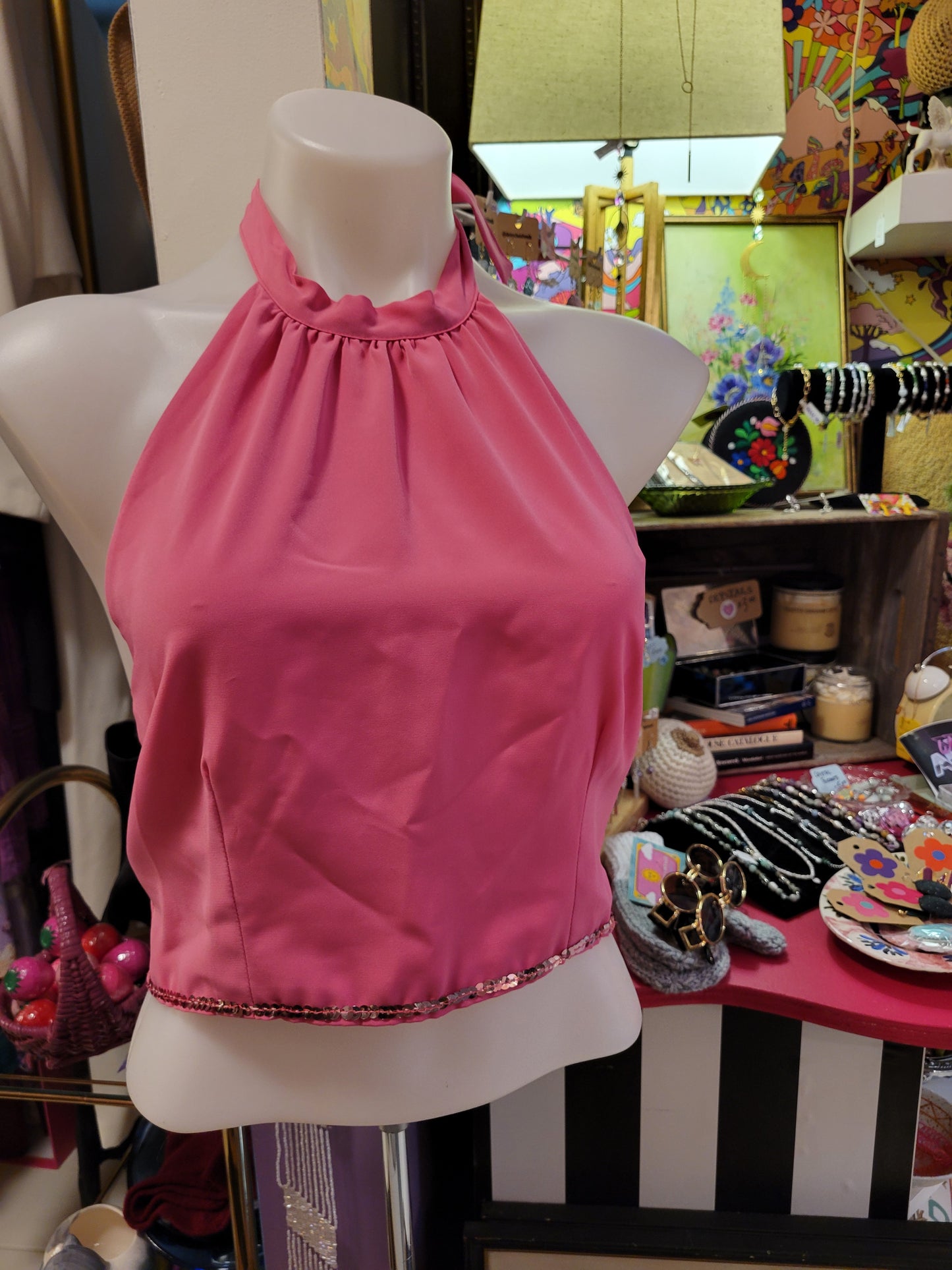 Pink Disco Halter