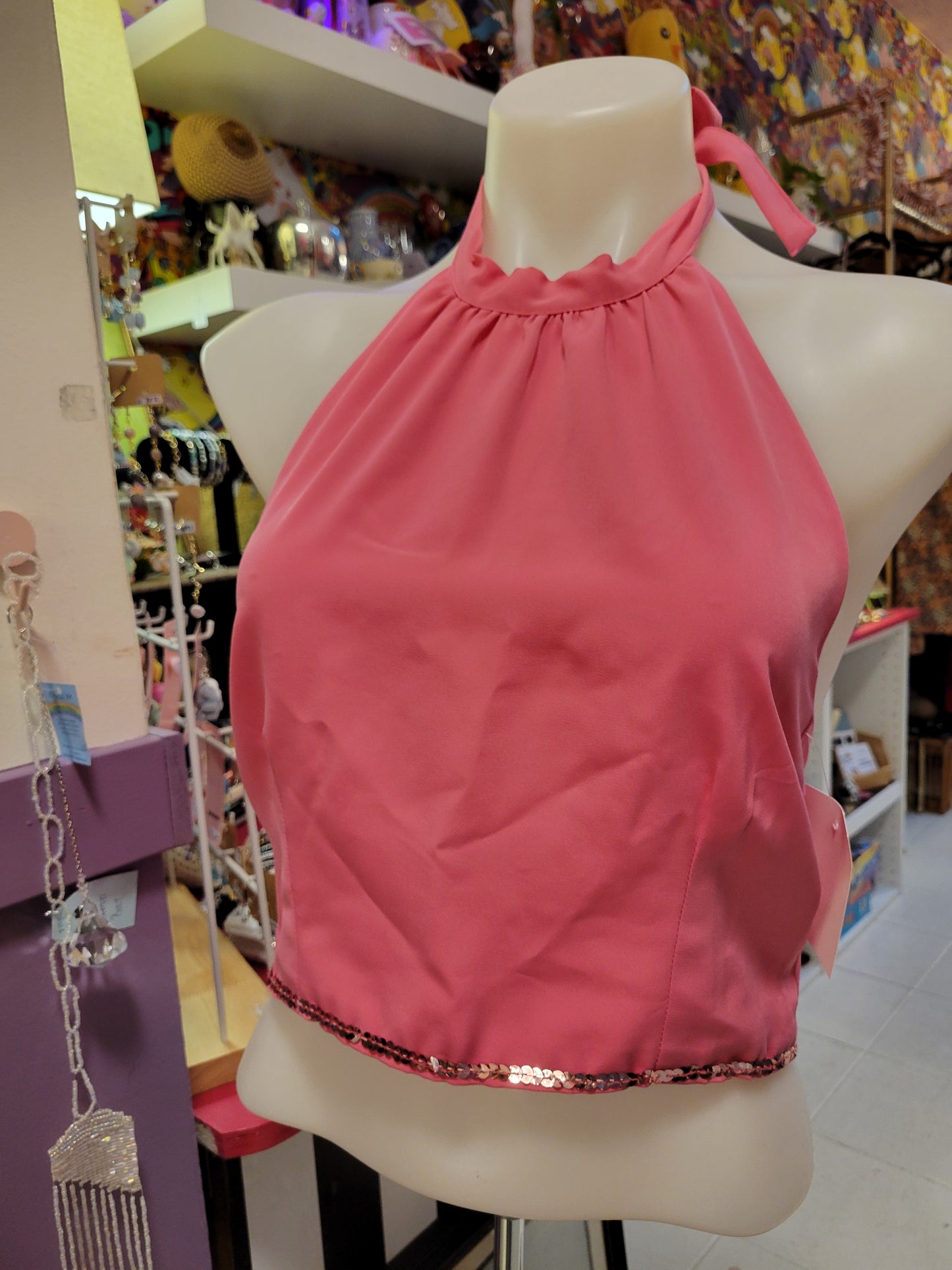 Pink Disco Halter