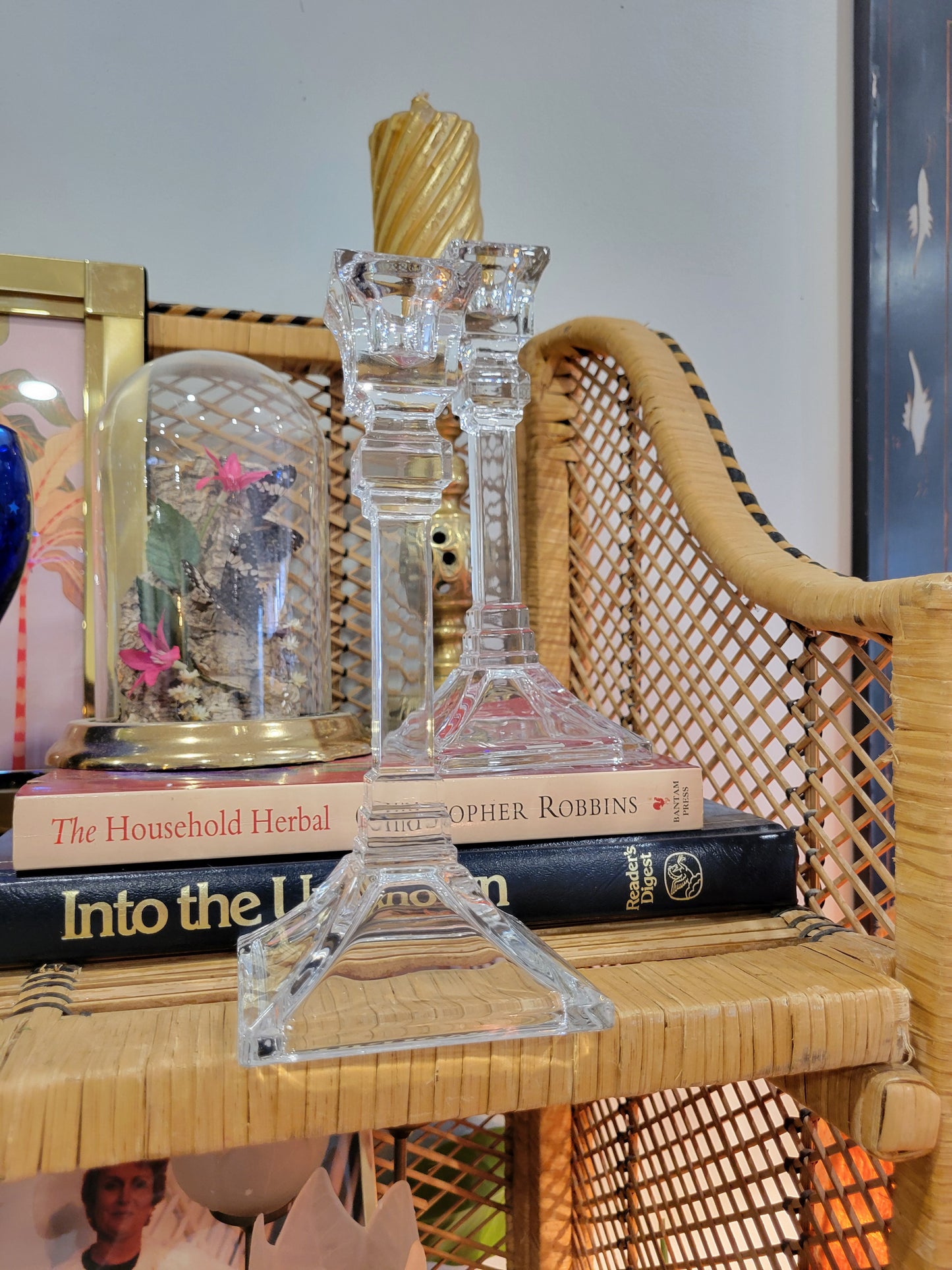 Glass Candlesticks