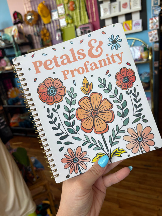 Petals & Profanity Adult Colouring Book