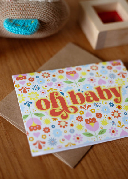Oh Baby Greeting Card