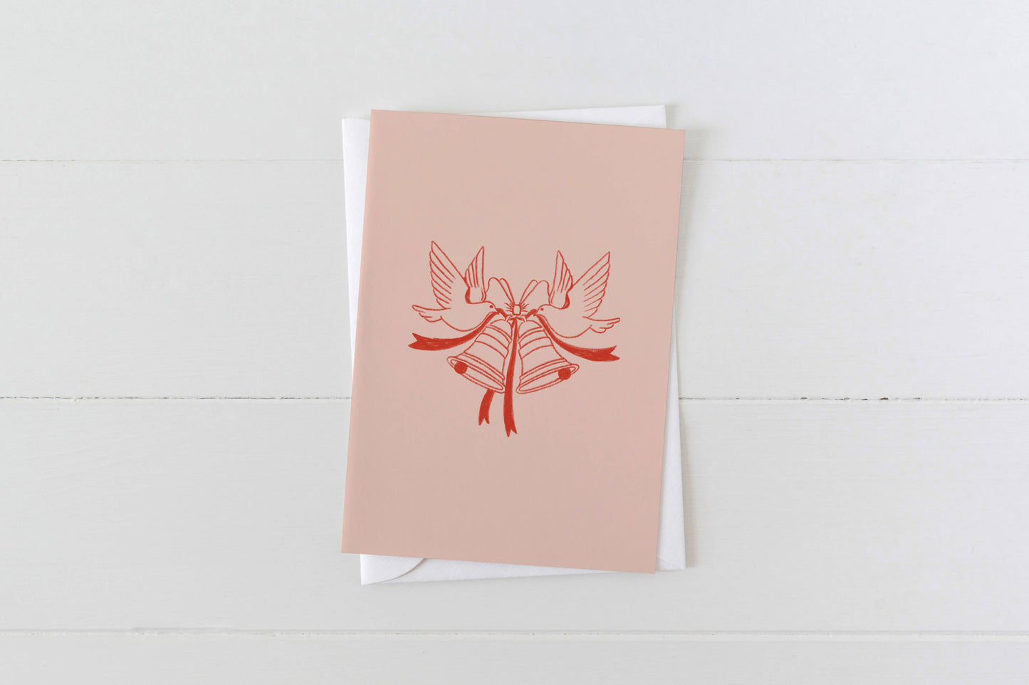 Vintage Wedding Doves Greeting Card