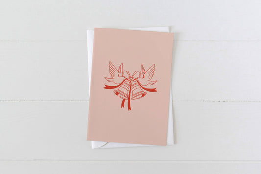Vintage Wedding Doves Greeting Card