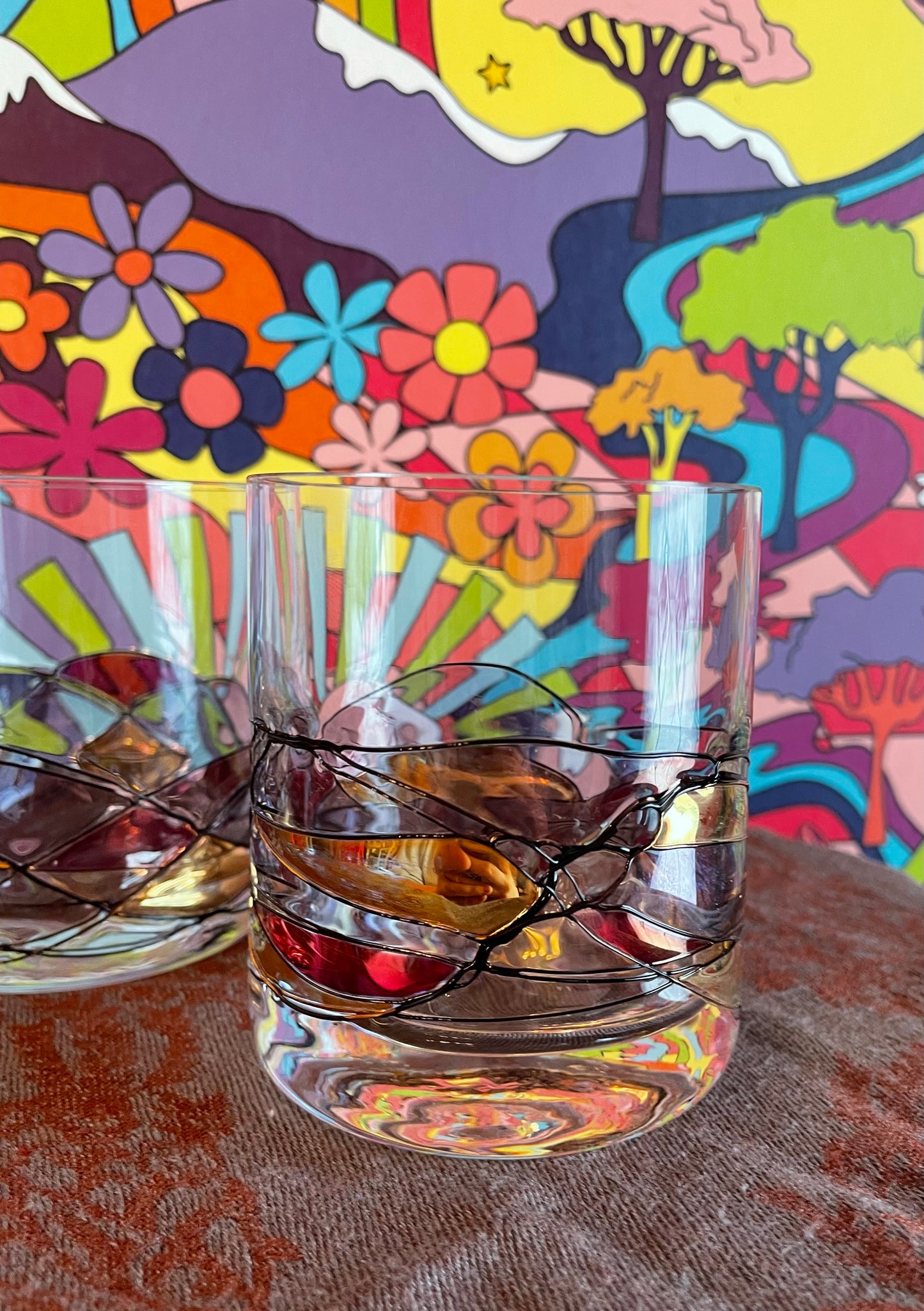 Mosaic Artisanal Whiskey Glasses