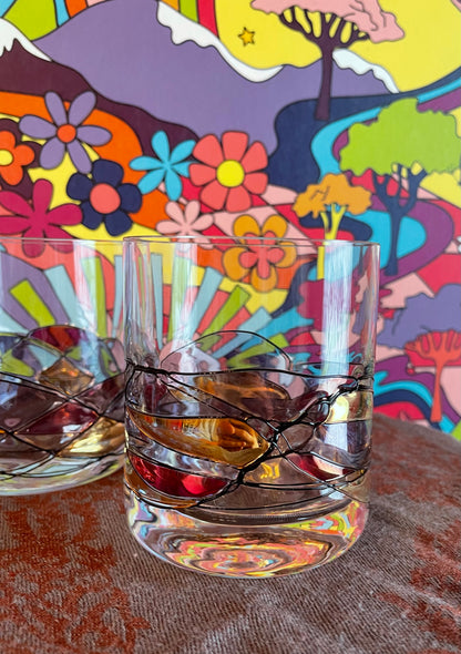 Mosaic Artisanal Whiskey Glasses