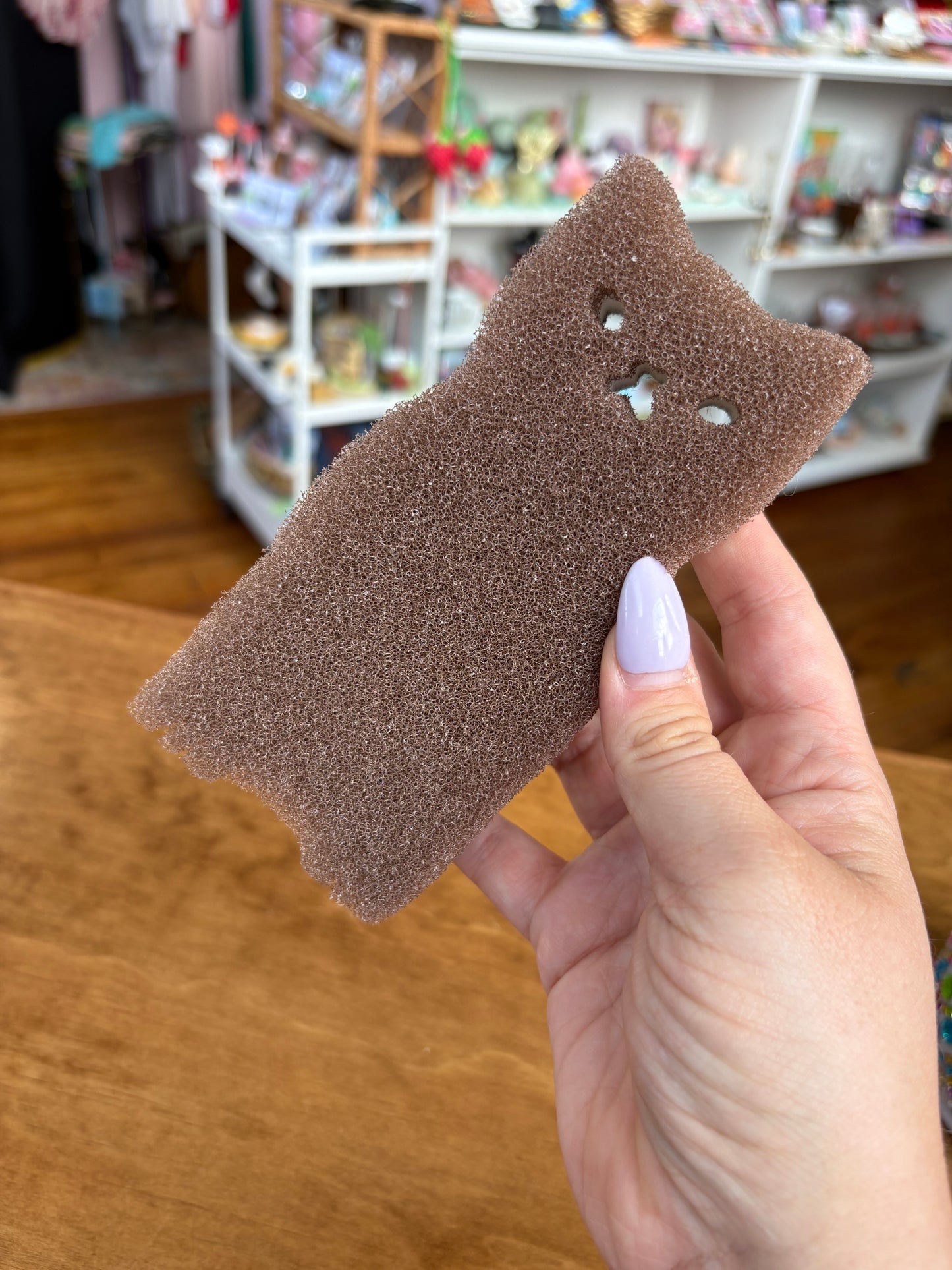 Kitty Cat Scrubby Sponge