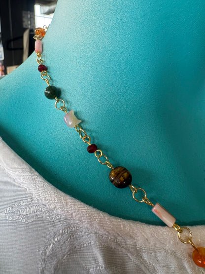 Raspberry Thief Necklace