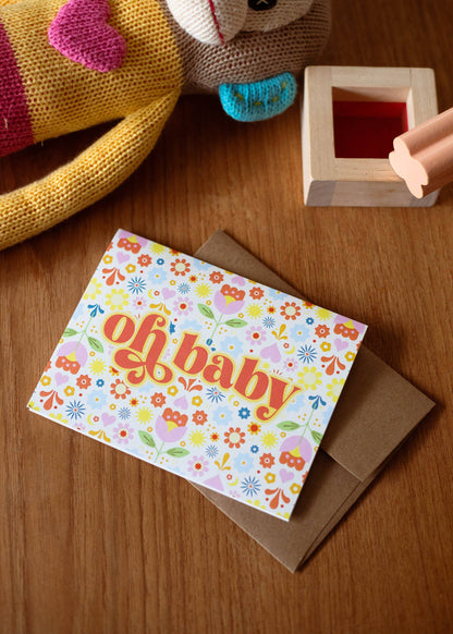 Oh Baby Greeting Card