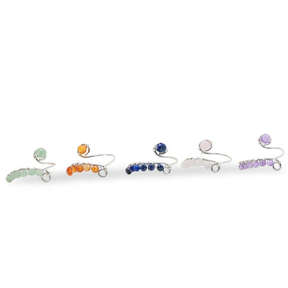 Adjustable Gemstone Ring