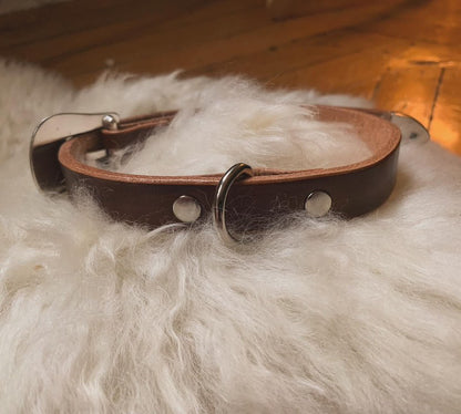 Tan Leather Collar